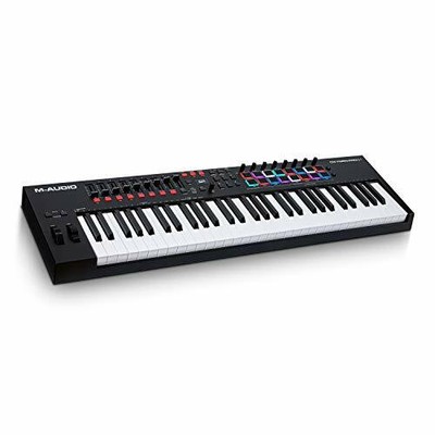 M-Audio Oxygen Pro 61 – 61 Key USB MIDI Keyboard Controller With Beat Pads MI...