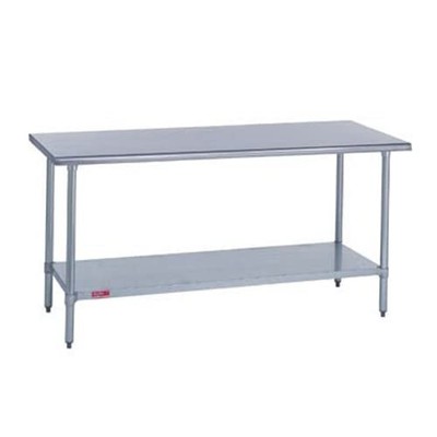 Duke 314-3060-GALV 60'' Wx30 D Heavy Duty Work Table with Flat Top
