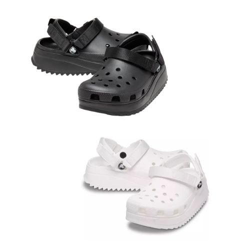 ★CROCS★ Public Classic Hiker Clog ATM 23SUCL206772 23SUCL2 Crocs Men and Women's Classic Hiker Clogs Black White 206772