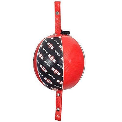 Ringside Apex Boxing Training Double End Bag Red/Black, 9 Inch