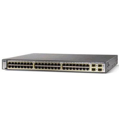 Cisco WS-C3750G-48PS-S, 1 Year Warranty and Free Ground Shipping