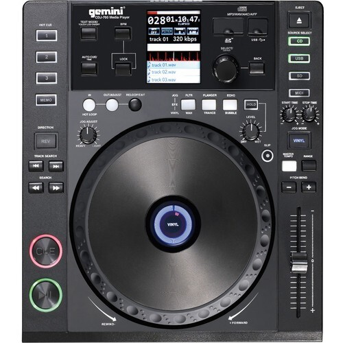 New In Box Gemini CDJ-700 Media Player CD/MP3/SD/USB Midi