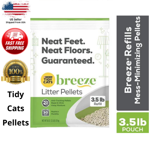 Purina Tidy Cats Breeze Cat Litter Pellets Refill With Oder 