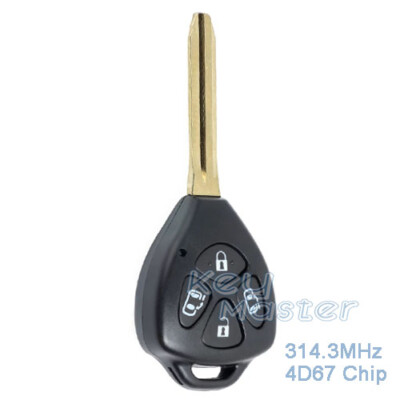 for Toyota Alphard 2005 2006 2007 2008 2009 314.3MHz 4D67 Remote Car Key Fob