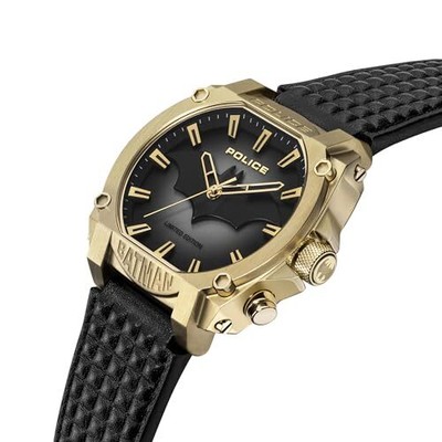 Pre-owned Police [] Watch Forever Batman Gd0022602 Men's Black