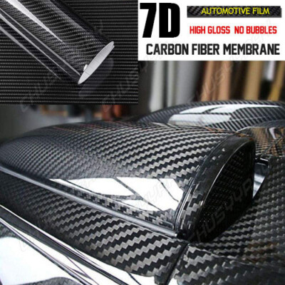 5D Carbon Fiber Car Door Sill Cover Door Edge Protect Sticker Tape Body Decal 7D