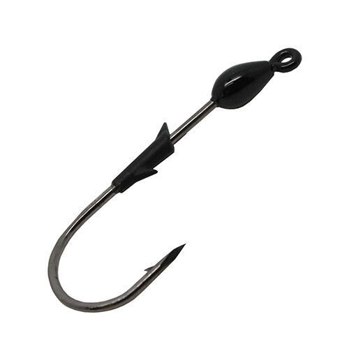 Eagle Claw TroKar Swimbait Head w/Bait Keeper #4/0 1/16 Oz Black TKSB116B-4/0