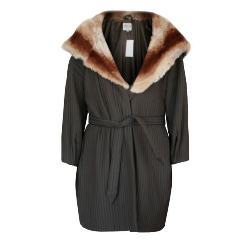 Armani Collezioni ombre A-line coat | eBay