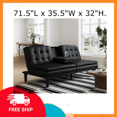 Mainstay Futon With Cup Holder Futonsi