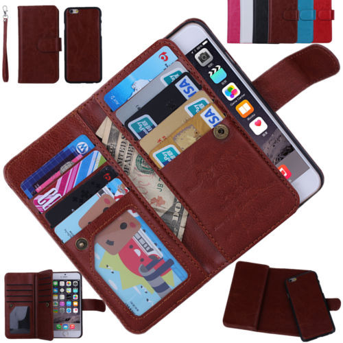Cell Phone Wallet Case with Card Pocket for Samsung