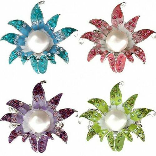 Anelli di bigiotteria d'argento in smalto