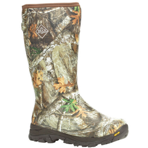 Pre-owned Muck Boots Muck Men's Arctic Grip Wide Calf Boots Mhvarte - All Sizes - In Bison/realtree Edge™ Mini
