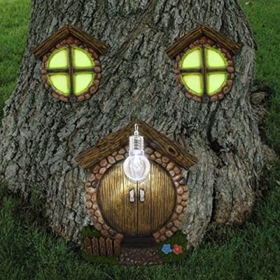 Outdoor Fairy Garden Figurines Glow In The Dark Yard Art