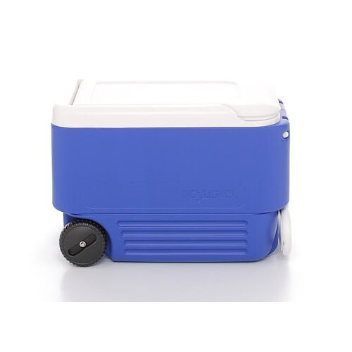 Igloo 38-Quart Wheelie Cooler - Majestic Blue/White