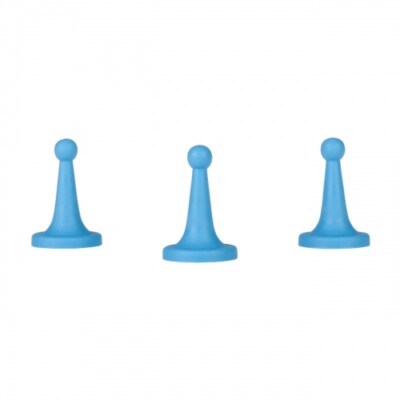 Spielfigur - Slim Halma Cone - Plastic - Lichtblau -