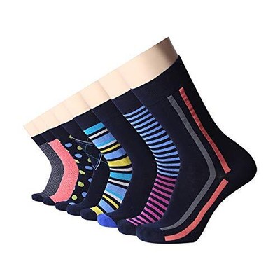 - Fun Colorful Socks For Men - Combed Cotton Patterned Fashi...
