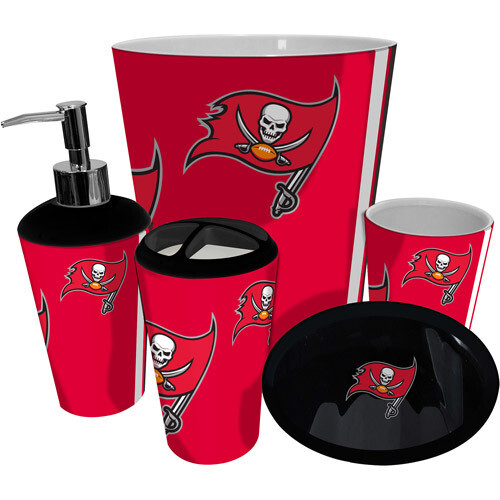NFL Tampa Bay Buccaneers Shower Curtain 72" x 72" Bathroom ...