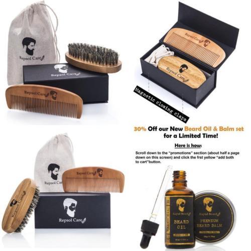 Whale Hair Beard Brushes