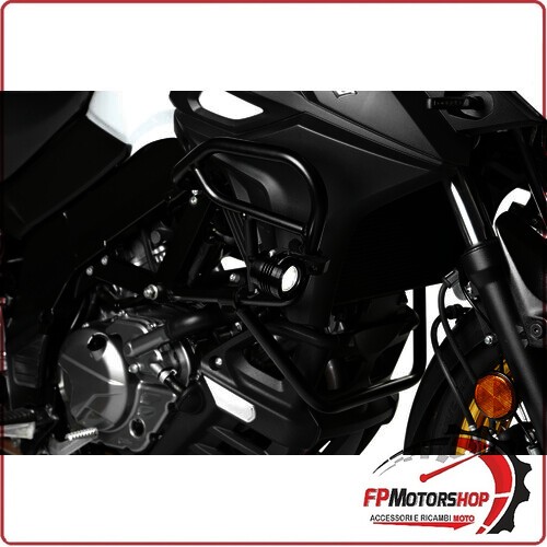 90533 O-LUX COPPIA FARI FARETTI SUPPLEMENTARI MOTO A LED 12V NERO UNIVERSALI