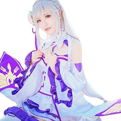 [milky time] Re:ZERO -Starting Life in Another World- Emilia Re:Zero Cosplay Hal