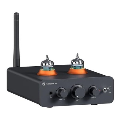 Fosi Audio P3 Vacuum Tube Preamp Headphone Amplifier Small Home Audio Mi [New!!]