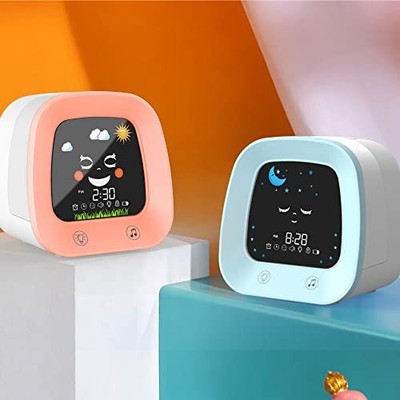 Kids Alarm Clocks Cute Alarm Clock for Kids Sleep Training Clock with Sound M...