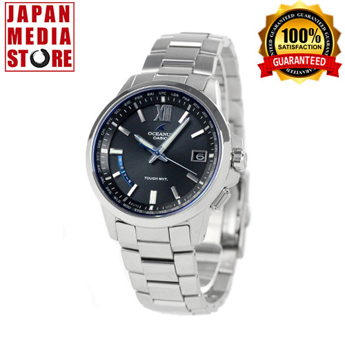 Pre-owned Casio Oceanus Ocw-t150-1ajf Classic Radio Solar Men Watch Japan Ocw-t150-1a