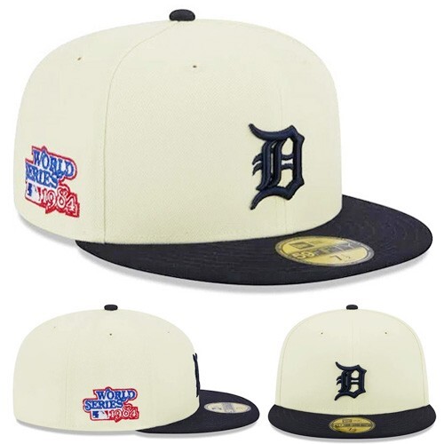 【US限定】NEW ERA 59FIFTY Detroit Tigers WS1984 White/Toffee US限定】NEW ERA 59FIFTY Detroit Tigers WS1984 White/Toffee