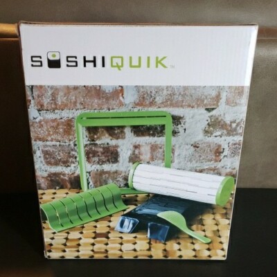 SushiQuik Fun Easy 4 Step Perfect Sushi Making Kit - Set for Beginners & Kids