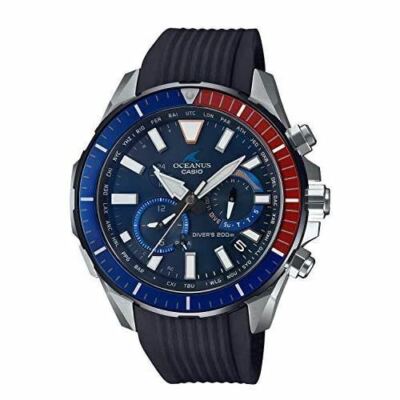 Pre-owned Casio Oceanus Cachalot Ocw-p2000c-2ajf Solar Radio Men's Watch In Box