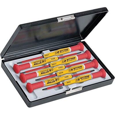 KNIPEX PRO WITTRON VDE 1000V Insulated 7 Pc Set: 4 Slot 2 Phillips