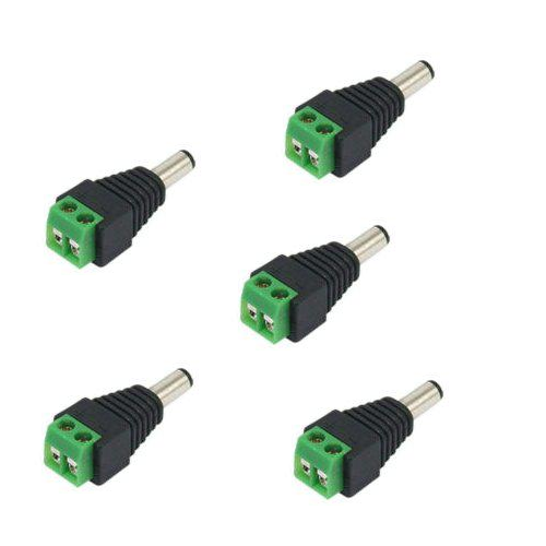 Connettori Alimentazione Rapido Maschio A Vite Telecamere Videosorveglianza Hsb