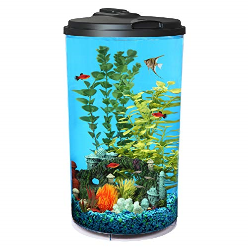 Koller Products 6-Gallon AquaView 360 Aquarium Kit with LED 