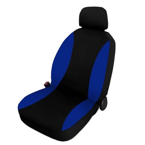 Coprisedile Per Auto Universali Bicolore In Materiale Acrilico Nero Blu 8267