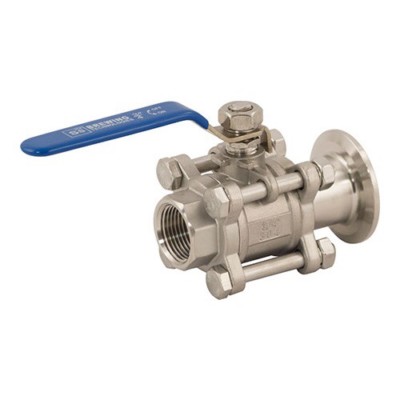 Ss Brewtech Chronical and Brewmaster Kettle Valve 3/4  FPT X 1.5  TC