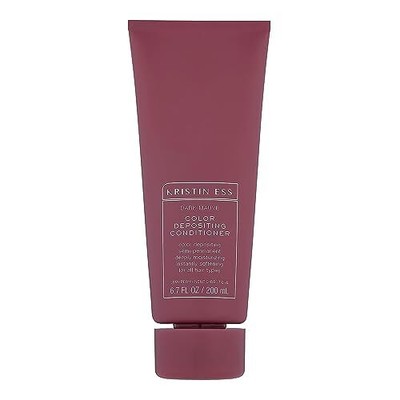 Kristin Ess Color Depositing Conditioner Semi Permanent, Dark Mauve, 6.7oz
