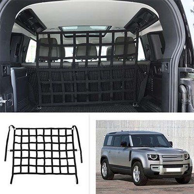 2020-2023 Partition Organizer For Land Rover Defender 110 Mesh Web Cloth Trunk