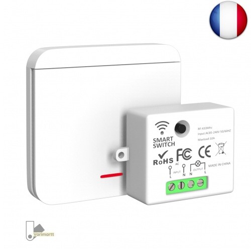 Arceli Interrupteur, Interrupteur Sans Fil 433mhz Kit Interrupteur Rf Et