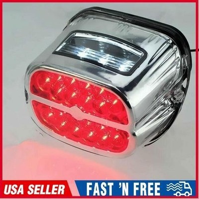 Red LED Rear Brake Tail Light For Harley Cross Bones FLSTSB 2008-2011