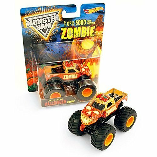 Monster Jam Hot Wheels Zombie Halloween 1:64 Die Cast Truck
