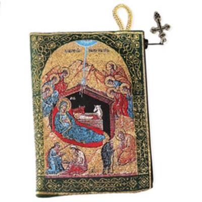 The Nativity of Christ, Rosary / Prayer Rope Tapestry Icon Pouch Case