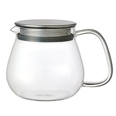 460 Ml. Heatresistant Glass Teapot With Stainl