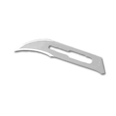 Sterile Surgical Carbon Steel Blades Scalpel Handle Dental Instrument 100Pcs