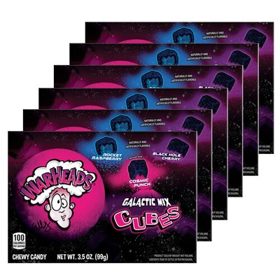 Warheads - Galactic Mix Cubes Theater Box - 6 pcs