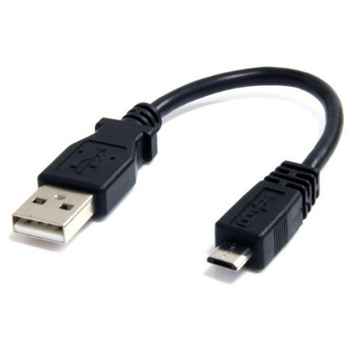 Startech.com 6in Micro Usb Cable - A To Micro B - Type A Male Usb - Micro Type B