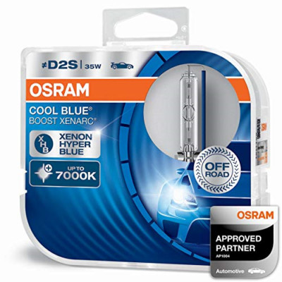 OSRAM Xenarc Cool Blue Boost D2S Xenon Car Headlight Bulbs Twin 66240CBB-HCB