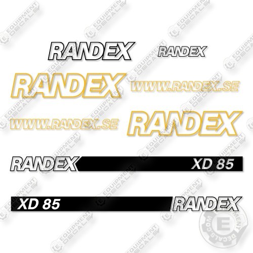 Fits Randex XD85 Decal Kit Trailer - 7YR OUTDOOR  3M VINYL!