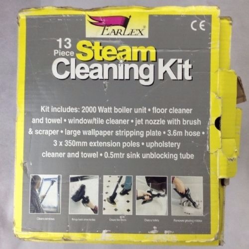 Earlex 13 Piece Steam Cleaning Kit with Wallpaper Steamer Stripper in