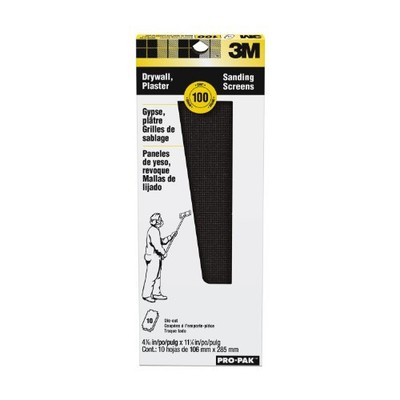 3M 99440 Pro-Pak Drywall Sanding Screens 100-Grit, 10-Pack, 10 Piece
