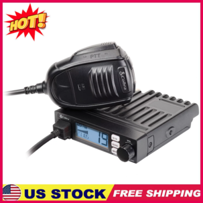 Cobra Ultra-Compact Full Featured CB Radio | 40-Channel Fixe